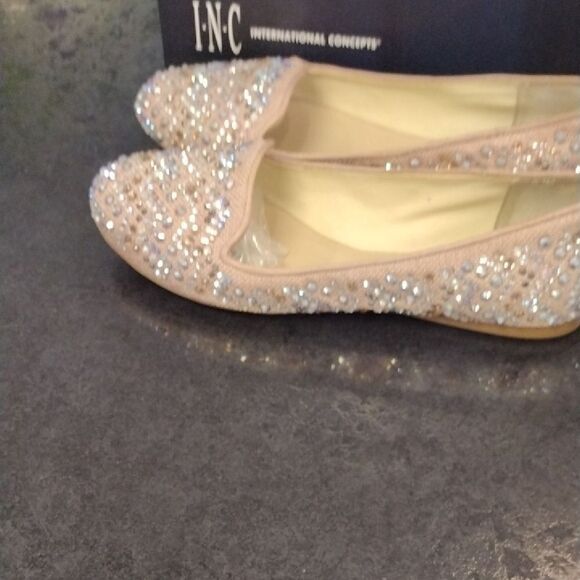 INC Beige Embellished Flats - Picture 6 of 7
